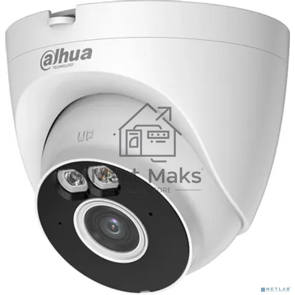 Камера видеонаблюдения IP Dahua DH-IPC-T5AP-PV-0280B Wi-Fi 2.8-2.8мм цв.