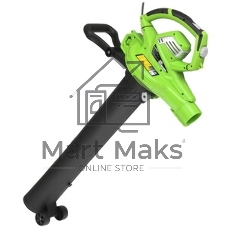 Воздуходувка-пылесос садовый электрический Greenworks BL3000, 220 В, 3000 Вт 2406507