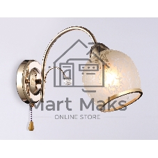 Светильник Ambrella light TR3195 GD/CL/FR золото/прозрачный/белый матовый E27 max 40W 190*110*290