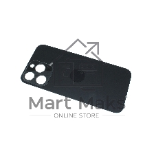 Задняя крышка (стекло) для iPhone 14 Pro Max (A2895) в сборе со стеклом камеры черная