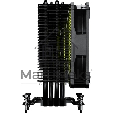 Кулер для процессора MSI Mag Corefrozr AA13 ARGB Soc-AM5/AM4/1700/1851 черный 3-pin 30.11dB Al+Cu 240W Ret (306-7ZWHA11-L80)
