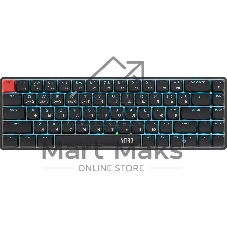 Клавиатура Acer OKR400 гибридная, USB Type-A, Bluetooth, радиоканал, чёрный