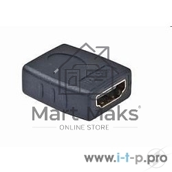 Переходник Gembird Переходник HDMI-HDMI 19F/19F, золотые разъемы, пакет A-HDMI-FF