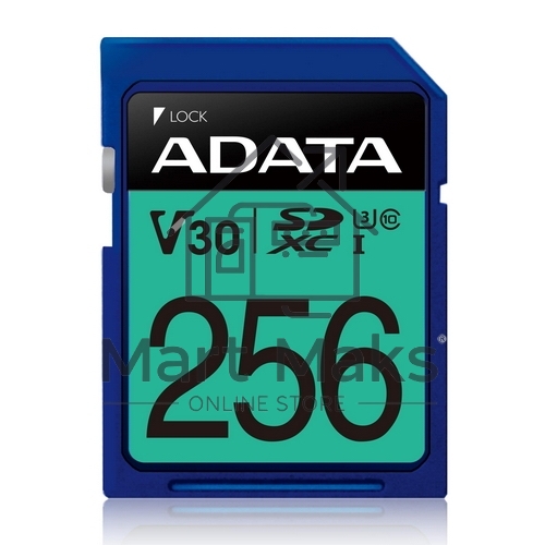 Флеш карта SD ADATA 256GB ADATA Premier Pro SDXC Class 10 UHS-I U3 V30S 95/60 MB/s