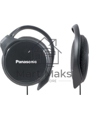 Наушники накладные Panasonic RP-HS46E-K 1.1м черный проводные (крепление за ухом)