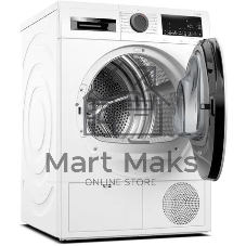 Сушильная машина Bosch WQG24100BY белый, 9 кг, сушка - тепловой насос, программ - 14, 59.8 x 84.2 x 61.3 см