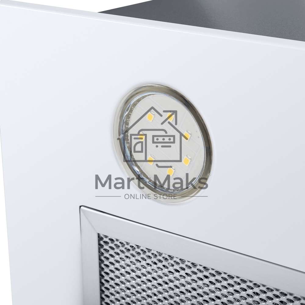 Вытяжка встраиваемая Maunfeld Crosby Power 50 белый, 50 см, 1050 куб. м/ч, 51.8 дБ