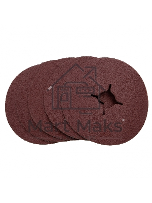 Круг фибровый Matrix, Р 80, 115 х 22мм, 5шт.