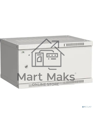 Шкаф ITK LWE3-06U64-MF LINEA WE 6U 600x450 мм дверь металл серый