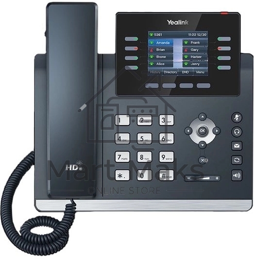 Телефон IP Yealink SIP-T44U черный