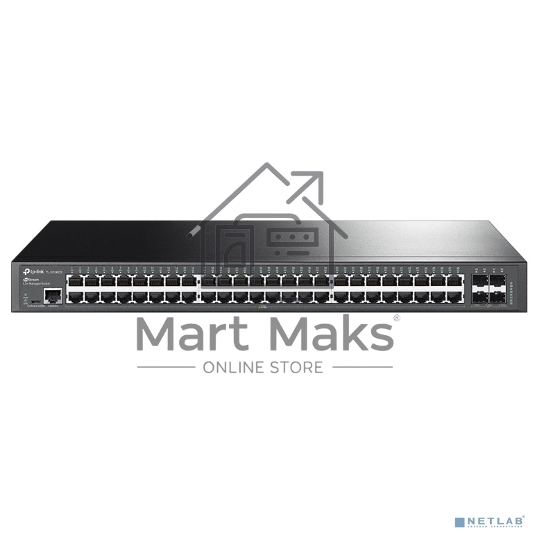 Коммутатор 48-портовый гигабитный управляемый уровня 2+ TP-Link TL-SG3452X JetStream с четырьмя слотами SFP+ 10 Гбит/с