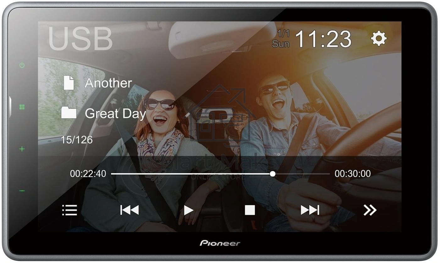 Автомагнитола Pioneer DMH-AF555BT 2DIN 4x50Вт AUX 9