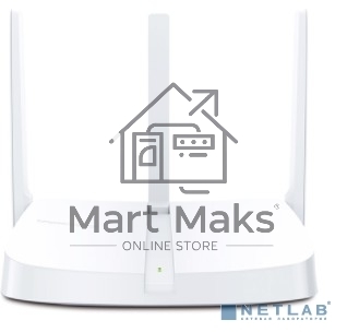 Роутер Mercusys MW306R 300 Mbps Multi-Mode Wireless N Router, 3 × Fixed External Antennas, 3× 10/100 LAN Port, 1× 10/100 WAN Port, 4 in 1- Access Point/Router/Range extender/WISP Mode, WPS/Reset Button, Parental Controls, Guest Network
