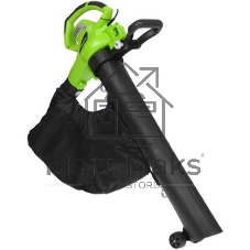 Воздуходувка-пылесос садовый электрический Greenworks BL3000, 220 В, 3000 Вт 2406507