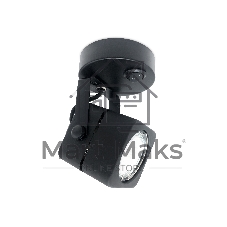 Накладной поворотный светильник с выключателем TA110 BK черный GU10 D80*130*D60