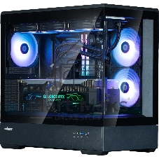 Компьютерный корпус ZALMAN P30 V2, MATX, черный, WINDOW, 2x3.5