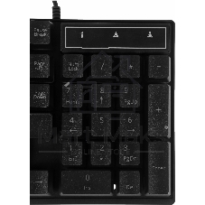 Комплект клавиатура+мышь Defender Aura MKP-117 проводной, USB, 2400 DPI, черный