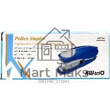 Степлер Kw-Trio 5516 Half-strip Pollex 24/6 26/6 (20 листов) встроенный антистеплер ассорти 105 скоб