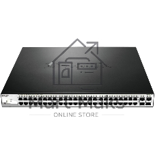 Коммутатор D-Link DGS-1210-52/F1A, 48×1 Гбит/с + 4×1 Гбит/с SFP, управляемый