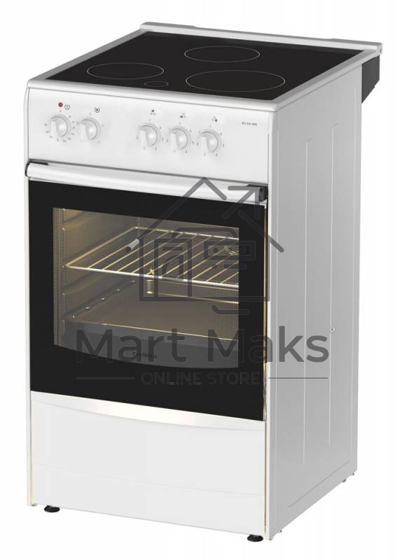 Плита электрическая Darina 1B EC 331 606 W белый/черный, конфорок 3 шт, духовка 50 л, 50 см x 85 см x 56 см