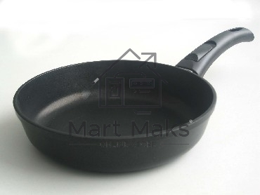 НЕВА МЕТАЛЛ ПОСУДА 9026 д.26(Диаметр 26 см. Съемная ручка. 4-х слойное антипригарное покрытие ТИТАН пк. Равномерно нагревается за счет особой конструкции корпуса по принципу 