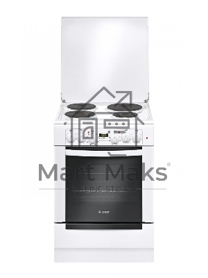 Плита электрическая Gefest 6140-03 белый, конфорок 4 электрических, духовка 55 л, 60 см x 85 см x 60 см