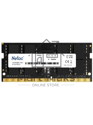 Оперативная память NETAC Basic, DDR4, 16Gb (1x16Gb), 2666MHz, CL19, SO-DIMM