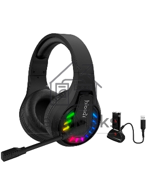 Наушники с микрофоном A4Tech Bloody GR230 черный накладные BT оголовье (GR230)