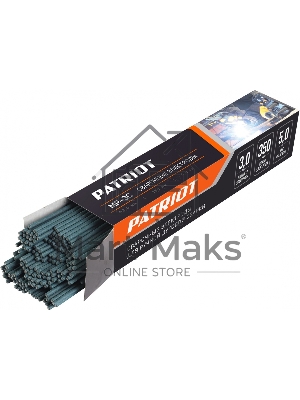 Электроды сварочные PATRIOT, марка МР-3С, диам. 3,0мм, длина 350мм, уп. 5кг