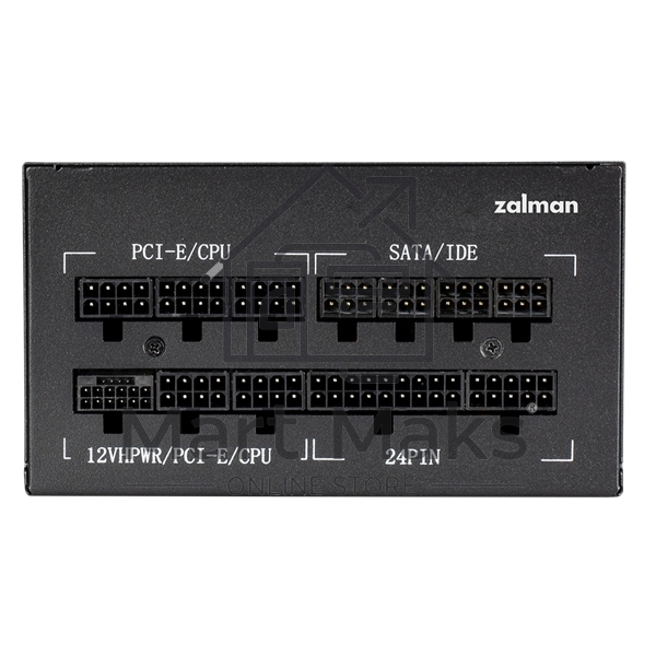 Блок питания Zalman TeraMax II Retail (ZM750-TMX2), 750Вт, PLUS Gold, 120мм, модульный, черный