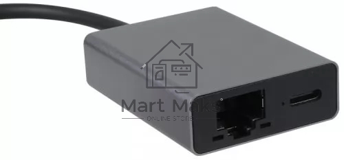 Адаптер TypeC--->RJ45+PD 100Вт, Allum Shell, VCOM <CU4591>