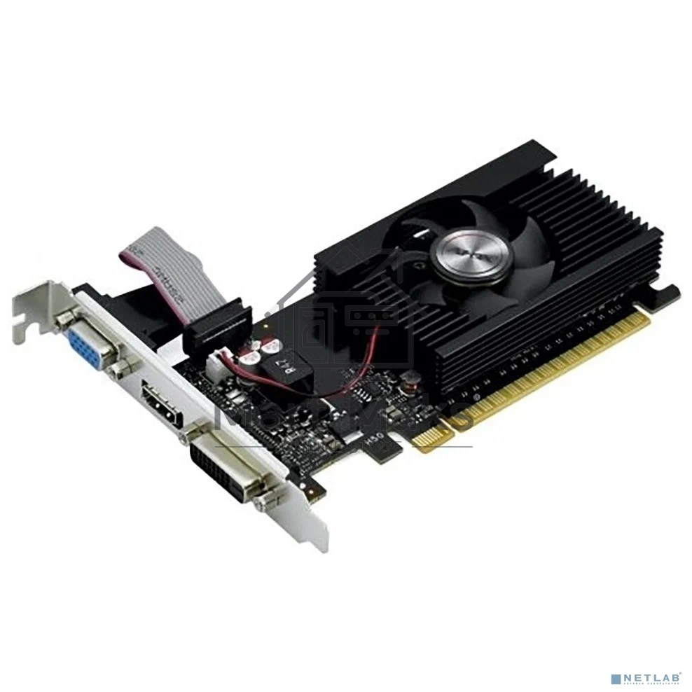 Видеокарта AFOX NVIDIA GeForce GT710 2GB DDR3 64BIT DVI HDMI VGA LP RTL