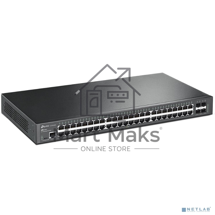 Коммутатор 48-портовый гигабитный управляемый уровня 2+ TP-Link TL-SG3452X JetStream с четырьмя слотами SFP+ 10 Гбит/с