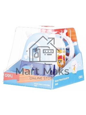 Точилка для карандашей механическая Deli Sailor E0665 1 отверстие пластик ассорти