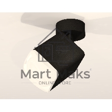 Светильник Ambrella Light XM7813023 SBK/FR черный песок/белый матовый MR16 GU5.3 (A2210, C7813, N7756)