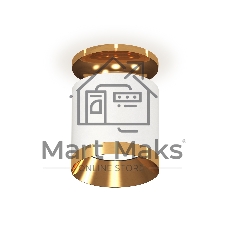 Светильник Ambrella Light XS7401121 SWH/PYG белый песок/золото желтое полированное MR16 GU5.3 (N7929, C7401, N7034)