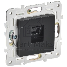 SKANDY Розетка компьютерная RJ45 кат.6 SK-K02Bl черный