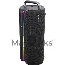 Колонка портативная Ural Молния Бит черный 420W 1.1 BT/3.5Jack/USB-C 10м 8000mAh (без.бат)