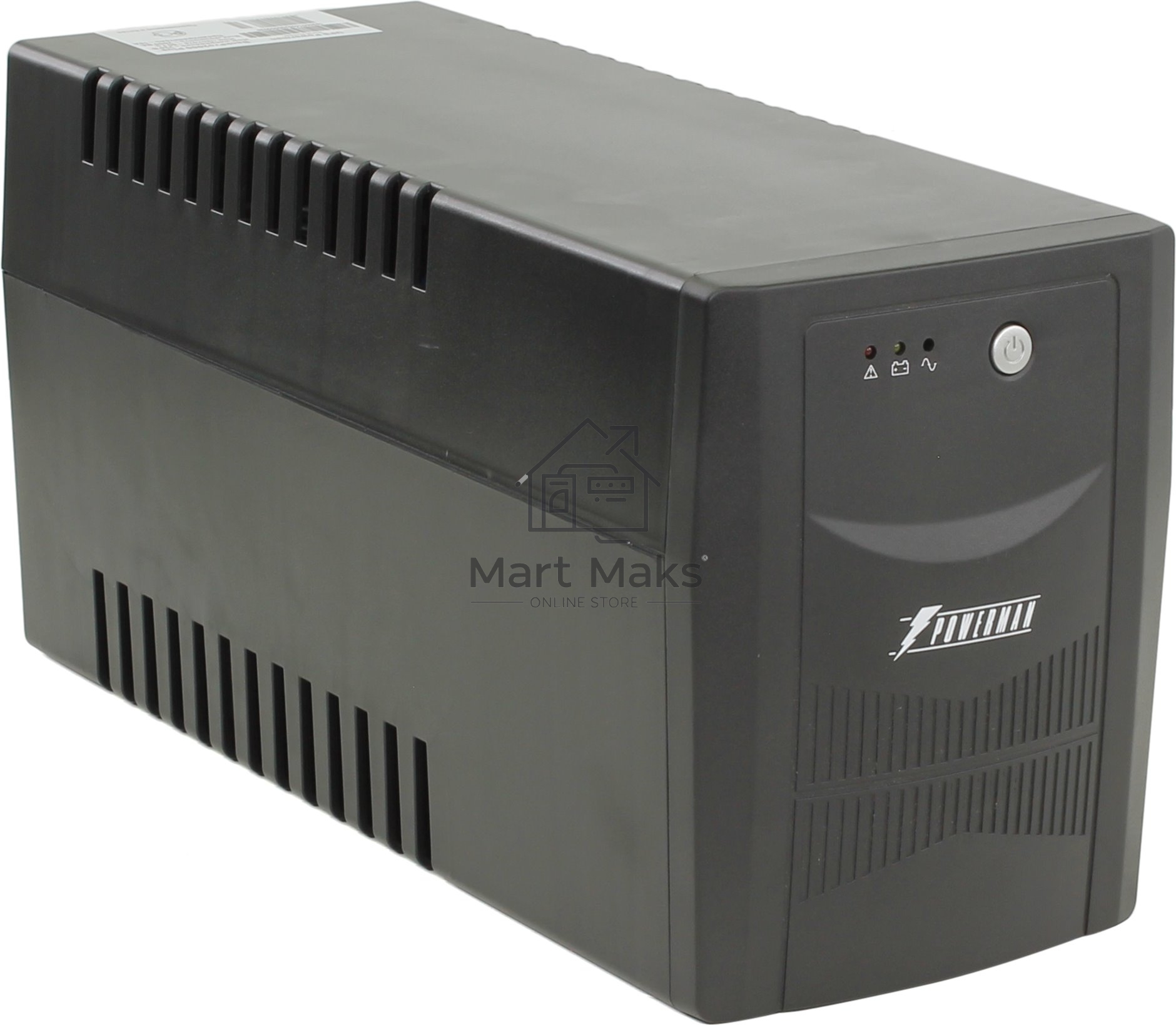 Источник бесперебойного питания PowerMan Back Pro 2000VA PLUS черный (interface+soft)