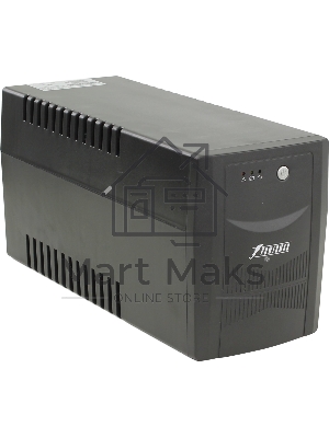 Источник бесперебойного питания PowerMan Back Pro 2000VA PLUS черный (interface+soft)