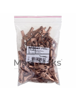 Наконечник ТМ 10–8–5 (10 мм² - Ø 8 мм) (в упак. 5 шт.) Rexant