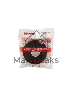 Двухсторонний скотч Rexant, серый, на HBA акриловой основе, 20 мм, ролик 5 м