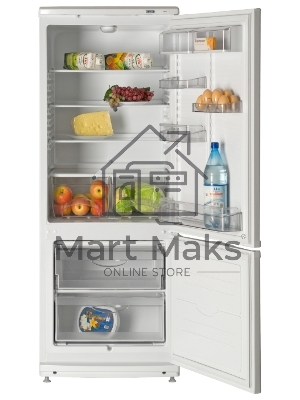 Холодильник Atlant XM-4009-022 белый двухкамерный 201/63л морозилка снизу