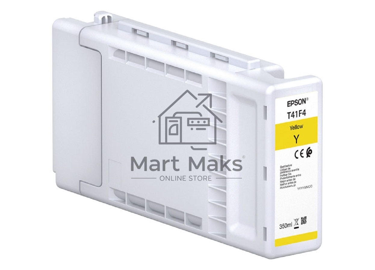 Картридж струйный Epson T41F440 (C13T41F440) Singlepack UltraChrome XD2 желтый (350 мл) для SureColor T3400, T3400N, T3405, T3405N, T5400, T5400M, T5405