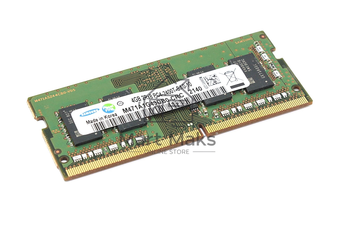 Оперативная память Samsung, DDR4, 4Gb (1x4Gb), 2400 MHz, CL17, SO-DIMM