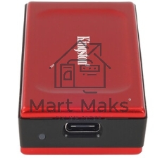 Внешний SSD Kingston XS1000, 2TB, USB 3.2 Gen 2 Type-C, R/W 1050/1000, черный