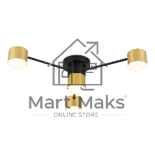 Потолочный светильник Ambrella light FL51722/4 BK/GD черный/золото GX53/4 max 12W 645*135