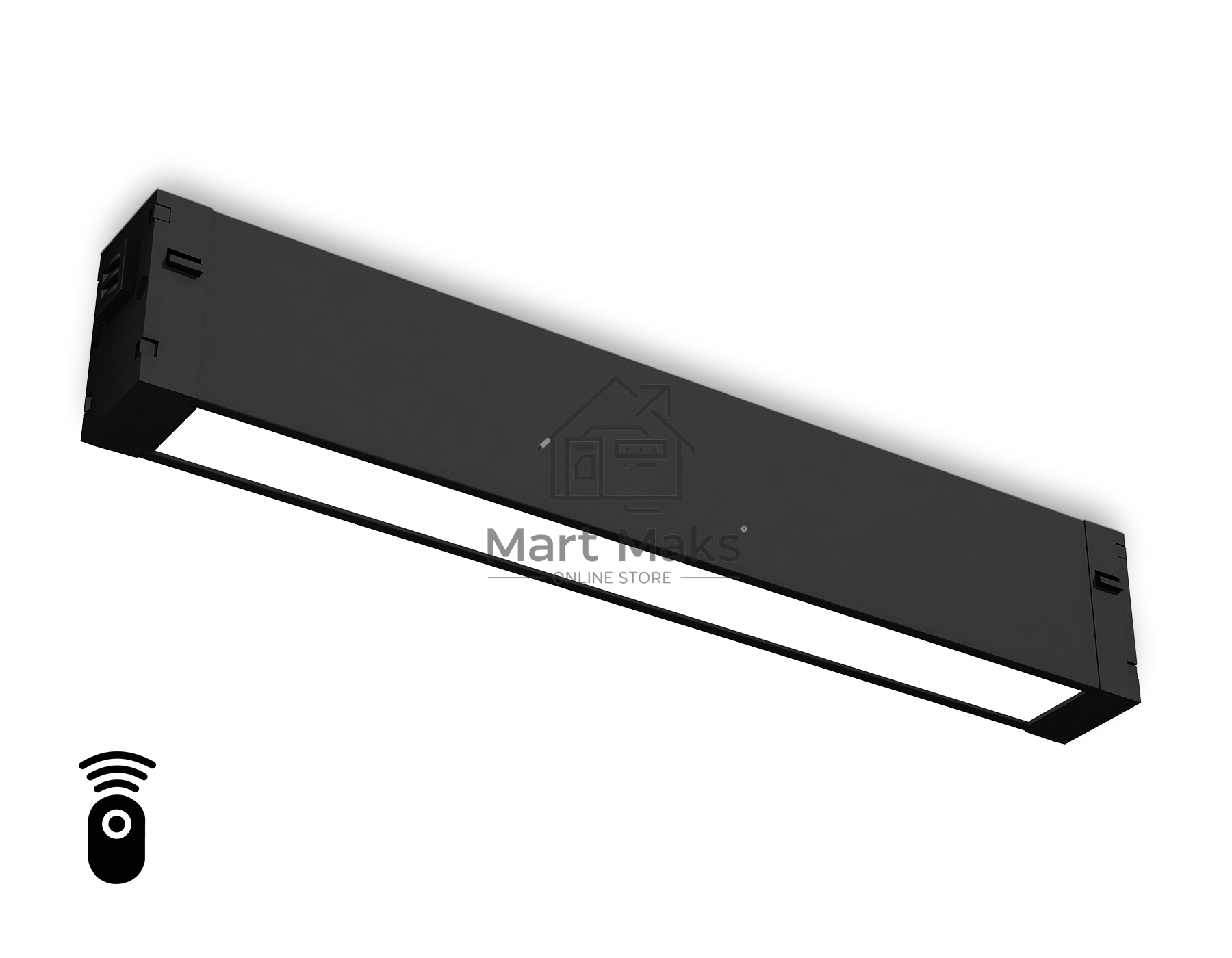 Управляемый светодиодный светильник для шинопровода Magnetic Ambrella light GL1262 BK черный IP20 9W 3000K-6400K 220V 120° 232*25*42 (Без ПДУ)