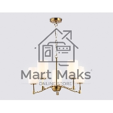 Люстра Ambrella light LH56051/5 BS/FR латунь/белый матовый E14*5 max 40W D590*950