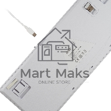 Клавиатура беспроводная Acer OKR302 (ZL.KBDEE.016), USB, Bluetooth/Радиоканал, белый